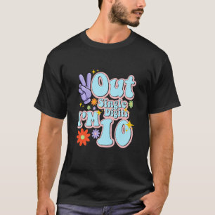 Camiseta Crianças aplaudem Solteiros, eu tenho 10 anos