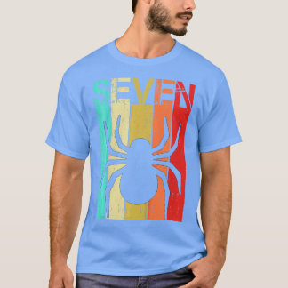 Camiseta Crianças Aranha 7 Crianças Menino de Aniversário A