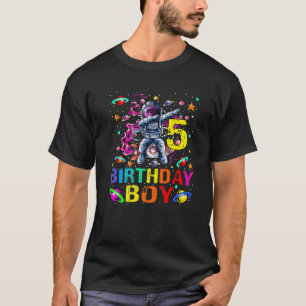 Camiseta Crianças Astronautas 5 de Astronauta de 5 Anos Sp