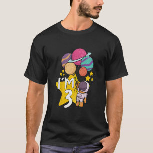 Camiseta Crianças Astronautas Astronomia Sistema Solar Espa
