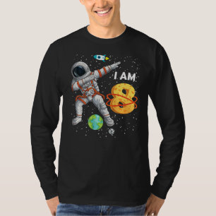 Camiseta Crianças Astronautas Cute Espacial Exterior Dabbin