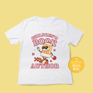 Camiseta Crianças Autor de Livro Unisex Groovy T-shirt