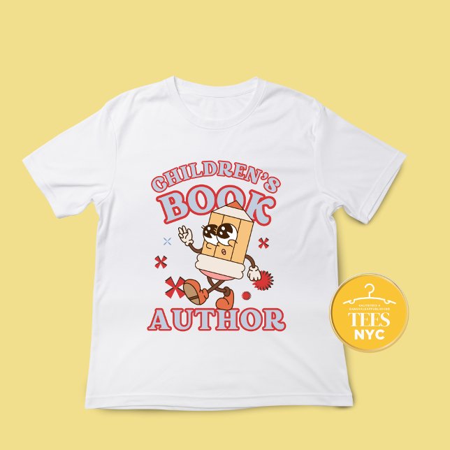 Camiseta Crianças Autor de Livro Unisex Groovy T-shirt (Criador carregado)