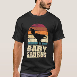 Camiseta Crianças Babysaurus Dinosaur Baby Dino Birt Rex Di