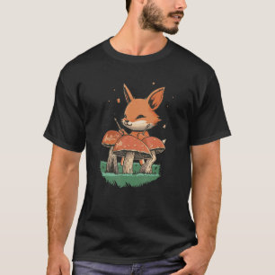 Camiseta Crianças Baterista de Raposa Cura no Toadstool Cog