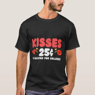 Camiseta Crianças Beijam 25 Centavos Toddler Engraçado Vale