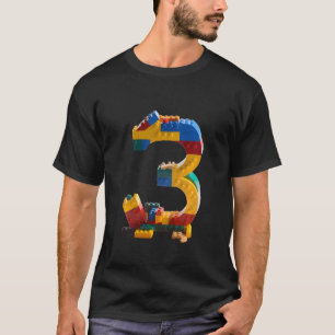 Camiseta Crianças: Bloco de Cuecas com aniversário de 3 ano