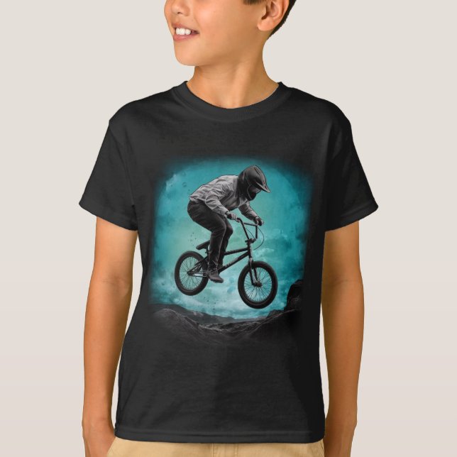 Camiseta Crianças BMX Radicais (Frente)