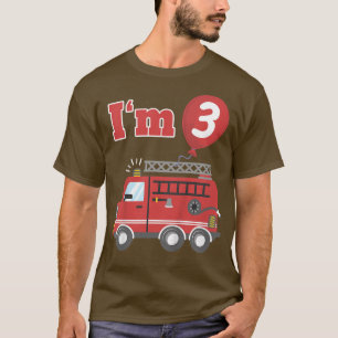 Camiseta Crianças Bombeiros Bombeiros 3 3 3 3