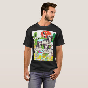 Camiseta Crianças Bonitas E Divertidas Rapazes De Volta À E