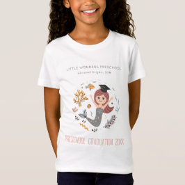 Camiseta Crianças Bonitas Submersas Graduação De Sereia