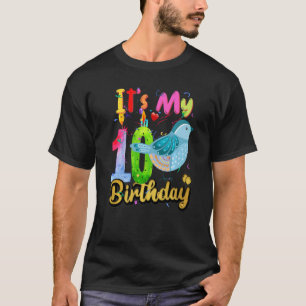 Camiseta Crianças Brid 10º Aniversário 10 Anos