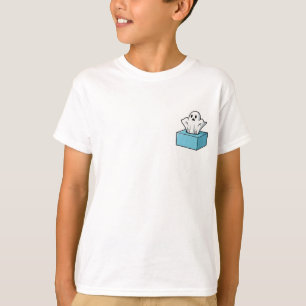 Camiseta Crianças Caixa de Lenços Fantasmagórica