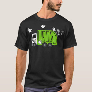 Camiseta Crianças Caminhão de Lixo ou Trate o Rapaz das Cri
