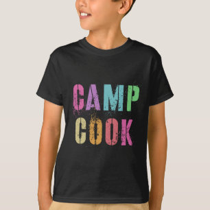 Camiseta Crianças Camp Cook Chef Cozinhar de acampamento Vi
