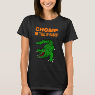 Camiseta Crianças Chomp No Gator Do Pântano