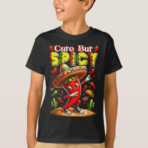 Camiseta Crianças cinco de maio mexicano fofo mas chili pic