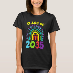 Camiseta Crianças Classe de 2035 jardim de infância pré k c