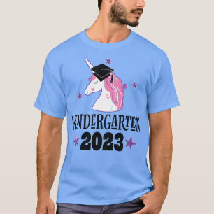 Camiseta Crianças Classe De Jardim De Infância De Unicórnio