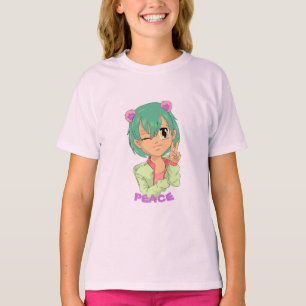 Camiseta Crianças Clássicas de Paz