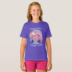Camiseta Crianças Coelhinho da Páscoa em Bunny Suit Bunni