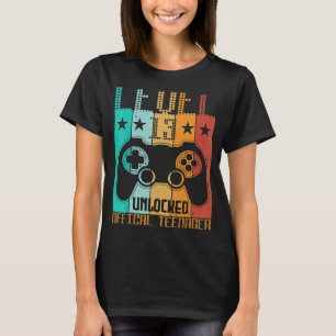 Camiseta Crianças com 13 anos de idade jogam no nível desbl