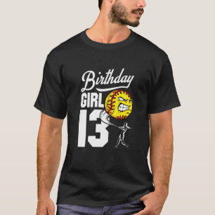 Camiseta Crianças com 13 anos Tema de Festa de aniversári