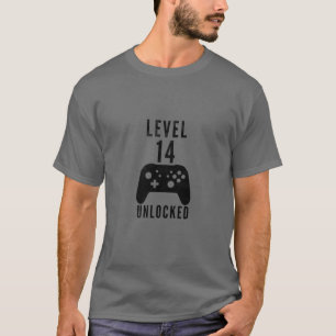 Camiseta Crianças com 14 anos de idade jogador de aniversár