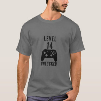 Camiseta Crianças com 14 anos de idade jogador de aniversár