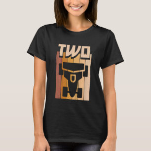 Camiseta Crianças com 2 anos de corrida Carro de aniversári