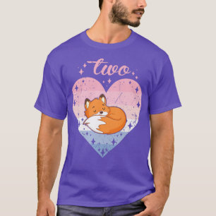 Camiseta Crianças Com 2 Anos De Idade Fofo Para Garota De A