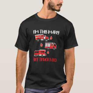Camiseta Crianças com 3 anos aniversário de 3 anos de camin