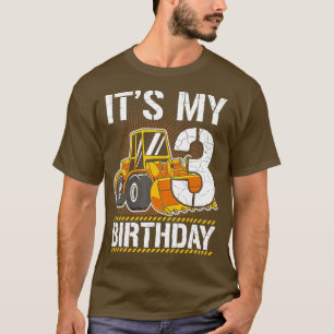 Camiseta Crianças com 3 anos de idade aniversário de 3 anos