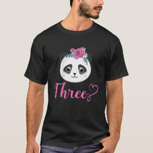 Camiseta Crianças Com 3 Anos De Idade De aniversário de 3 a