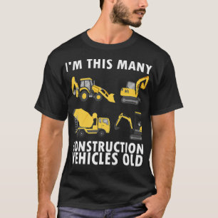 Camiseta Crianças com 4 anos de idade Construtoras de Menin