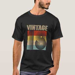 Camiseta Crianças com 4 anos de idade Legal Vintage 2018 Gr