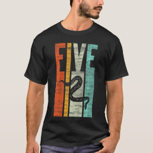 Camiseta Crianças com 5 anos de idade Cobra de aniversário