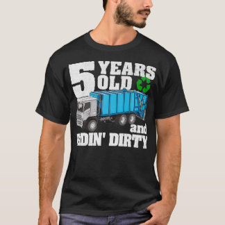 Camiseta Crianças com 5 anos de idade de Festa de aniversár