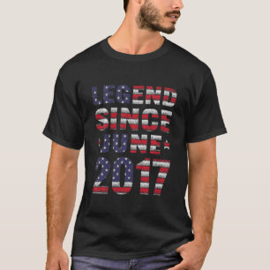 Camiseta Crianças Com 5 Anos De Idade Incrível Desde Junho
