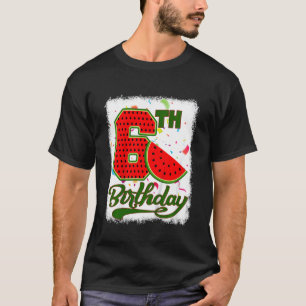 Camiseta Crianças com 6 anos de idade Melancia Fruta tropic