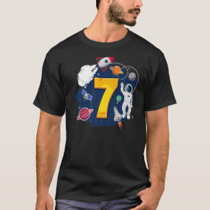 Camiseta Crianças com 7 anos Astronauta Astronauta Exterior