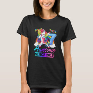Camiseta Crianças com 7 anos de idade incrível desde 2016 7