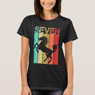 Camiseta Crianças com 7 anos de idade Menina de Aniversário