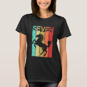 Camiseta Crianças com 7 anos de idade Menina de Aniversário