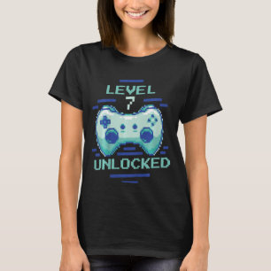 Camiseta Crianças com 7 anos de idade Variável Birthday Gam
