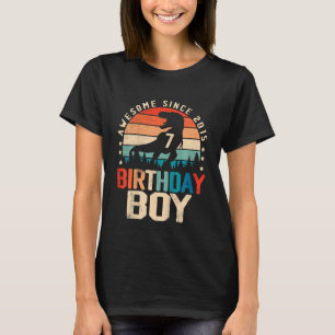 Camiseta Crianças com 7 anos Dinossauro 7 de aniversário de