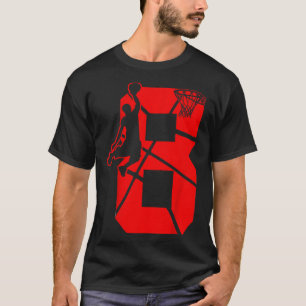 Camiseta Crianças com 8 anos 8º ano Festa de Aniversário de