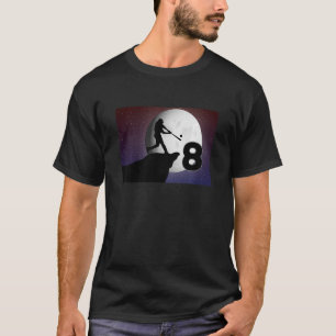 Camiseta Crianças com 8 anos de Baseball 8º Aniversário Pl 