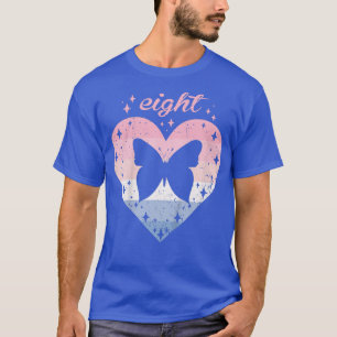 Camiseta Crianças com 8 anos de idade Borboleta Cuja Noite 