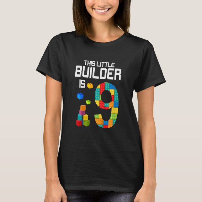 Camiseta Crianças com 9 anos de idade Blocos de Edifícios B (Frente)